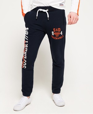 Superdry Track & Field Lite Férfi Sportruházat Sötétkék | LAIGP5461